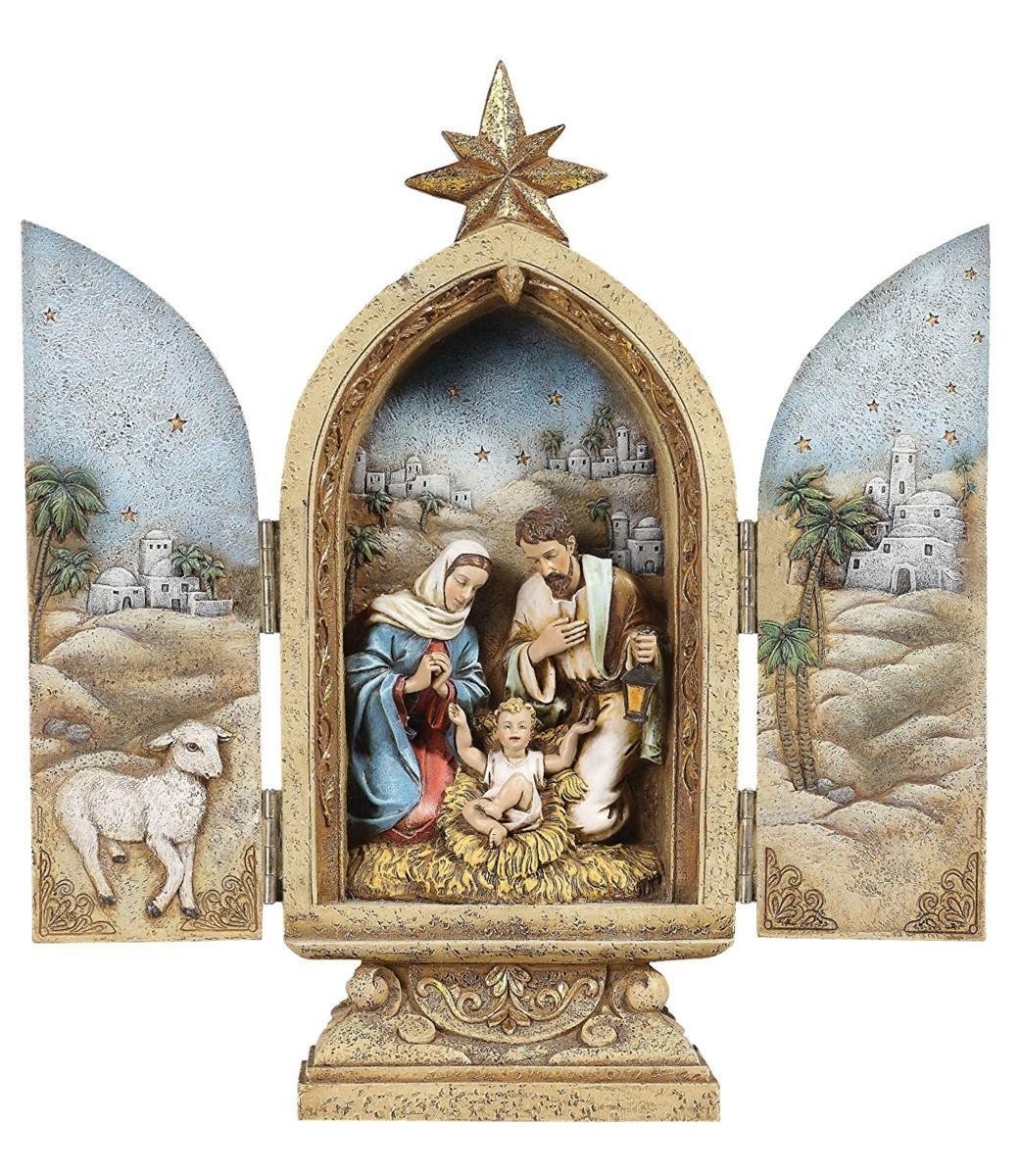 �襻�ա����������� ����²�λ�Ϣ���Ų� �⤵ ��25���Ħ�� Ħ��/ Joseph's Studio by Roman Holy Family Triptych Figurine��͢���ʡ�