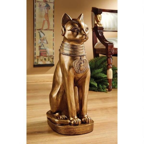 ���奨���ץ� ������ǥ� �Х��ƥ� Ħ�� Ħ��/ Design Toscano Golden Bastet of Ancient Egypt Statue��͢����