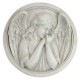 ���󥸥����ŷ�ȡˤλפ� �ݤ��ɳݤ�Ħ�� �ɾ��� ����Ħ��/ Thoughts of an Angel Sculptural Wall Roundel��͢����