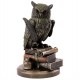 �ܤξ�� �ۡ��󡦥ե������� �դ����� Ħ�� �֥�������ʪ Ħ�磻��ƥꥢ ���֥���/ Horned Owl on Books Statue (͢����