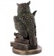 �ܤξ�� �ۡ��󡦥ե������� �դ����� Ħ�� �֥�������ʪ Ħ�磻��ƥꥢ ���֥���/ Horned Owl on Books Statue (͢����