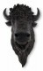 �ꥢ��ʥ֥�å��Хåե�����/�Х�����Ƭ���ʥ�������ޥ���ȥإåɡ� Ħ�� Ħ��/ Black Buffalo / Bison Wall Mount Head��͢����