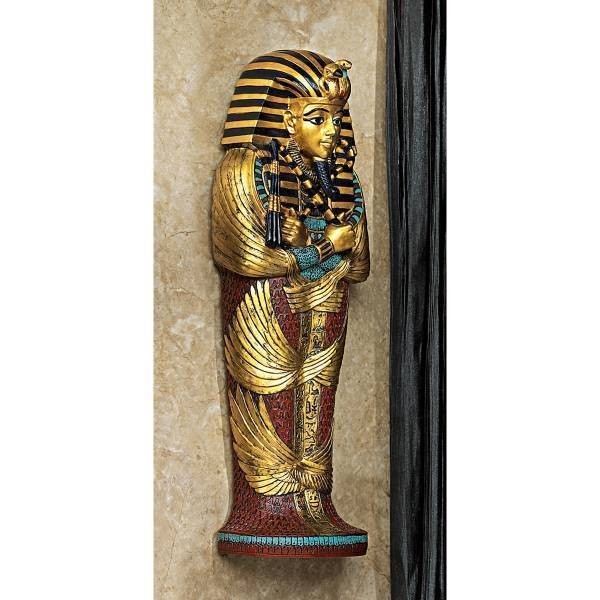 �ǥ����󡦥ȥ������� ���奨���ץȲ����ĥ��󥫡����β��ⴽ ��Ħ�� Ħ��/ Icons of Ancient Egypt King Tut Wall Sculpture(͢����)
