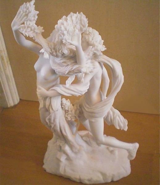 ���ݥ�(���ݥ���)�ȥ��ե� ���ꥷ��ν�����Ħ���� Ħ�� �������� (�٥�ˡ��˺�) / Apollo & Daphne Greek Statue Sculpture (͢����