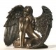  ŷ ̡ɥ󥰥󥸥 ֥ Ħ Ħ/Bronzed Finish Kneeling Nude Winged Female Statue͢