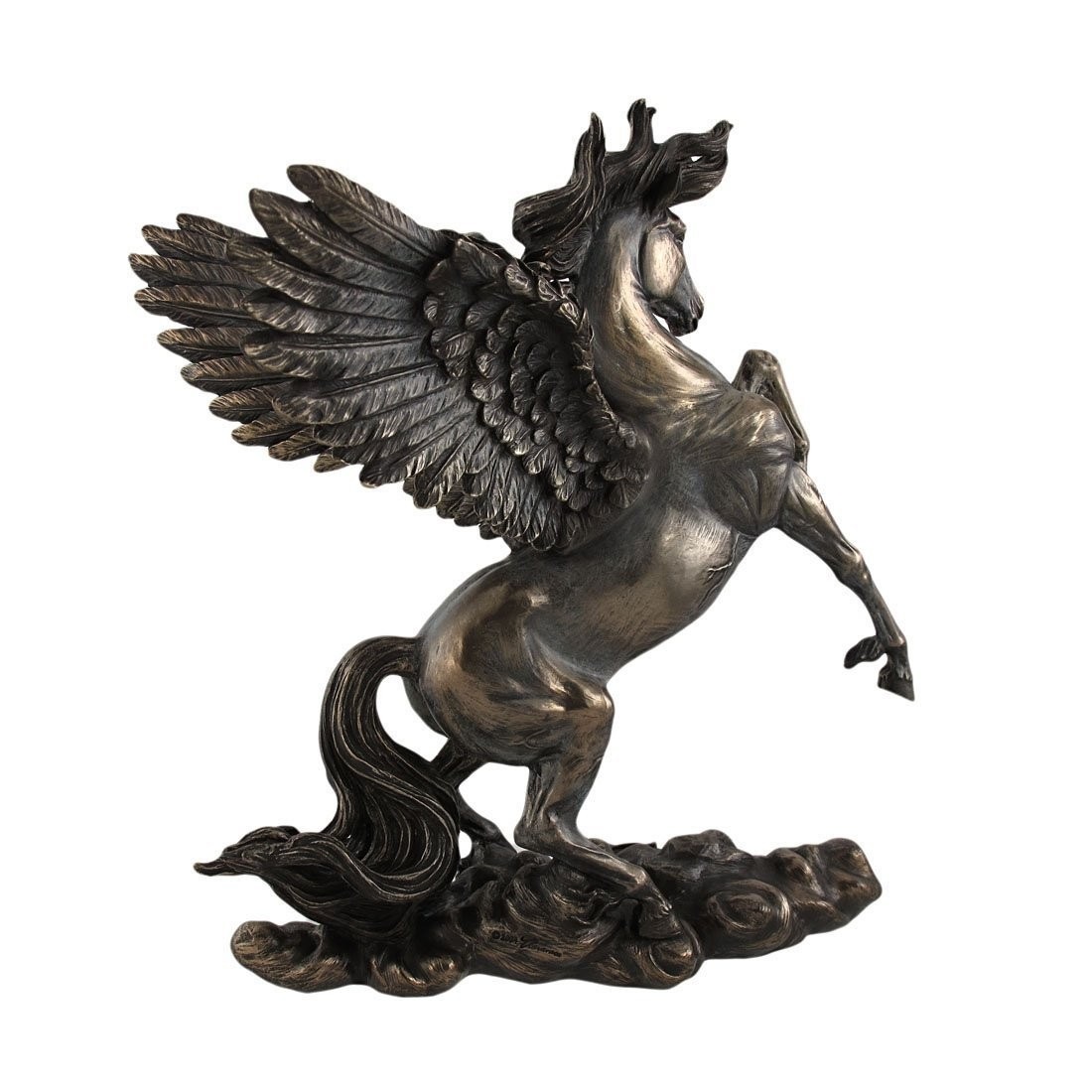 �ڥ�����:��Τ����Ϥ������֥��󥺥ѥ��������㥹�ȹ⤵��28��� / Pegasus Winged Horse Statue, Bronze Powder Cast ��͢���ʡ�