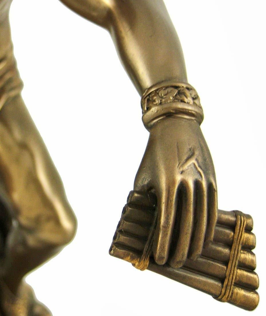 ���ꥷ��� �إ�᥹���ޡ�����꡼ �֥������ž夲Ħ��/ Greek God Hermes Bronzed Finish Statue Mercury Luck��͢���ʡ�