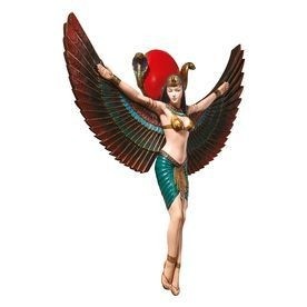 ���奨���ץ� ���Ⱦ�Ǯ�Υ������� ��Ħ�� Ħ�� ������������ �ɳݤ�Ħ��/ Goddess Isis Wall Sculpture[͢����