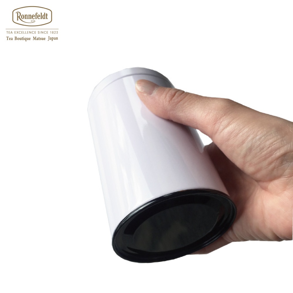 【宅配便】ロンネフェルト松江 オリジナル保存缶 白 茶葉100g用