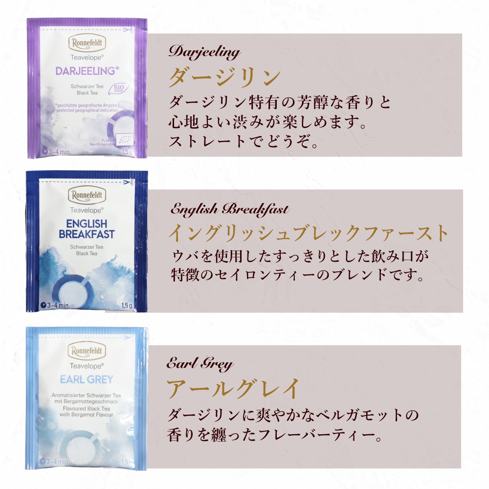 【宅配便】ロンネフェルト プチギフト ティーベロップ 5袋入