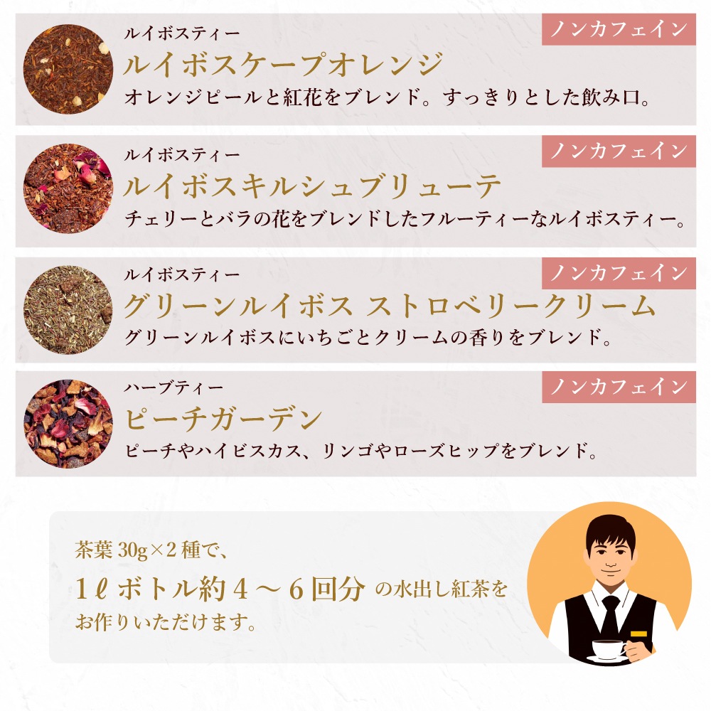 【メール便】ロンネフェルト選べる茶葉2種 水出し紅茶プチギフト
