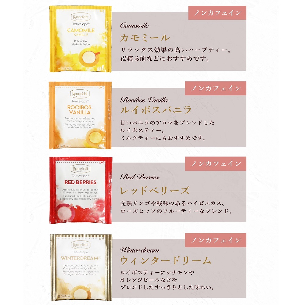 【宅配便】ロンネフェルト ティーバッグとチョコビスケットギフト