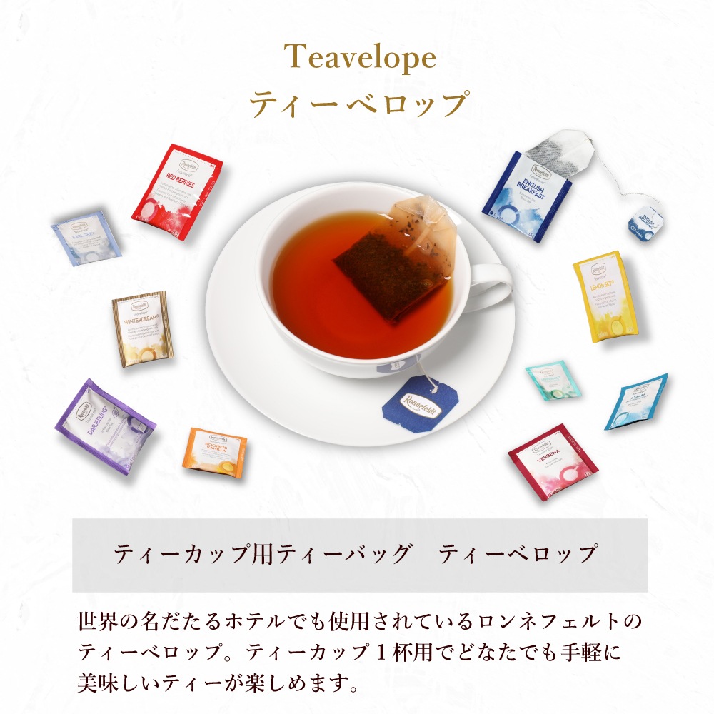 【メール便】パパブブレ × ロンネフェルト キャンディ＆ティーバッグのプチギフト