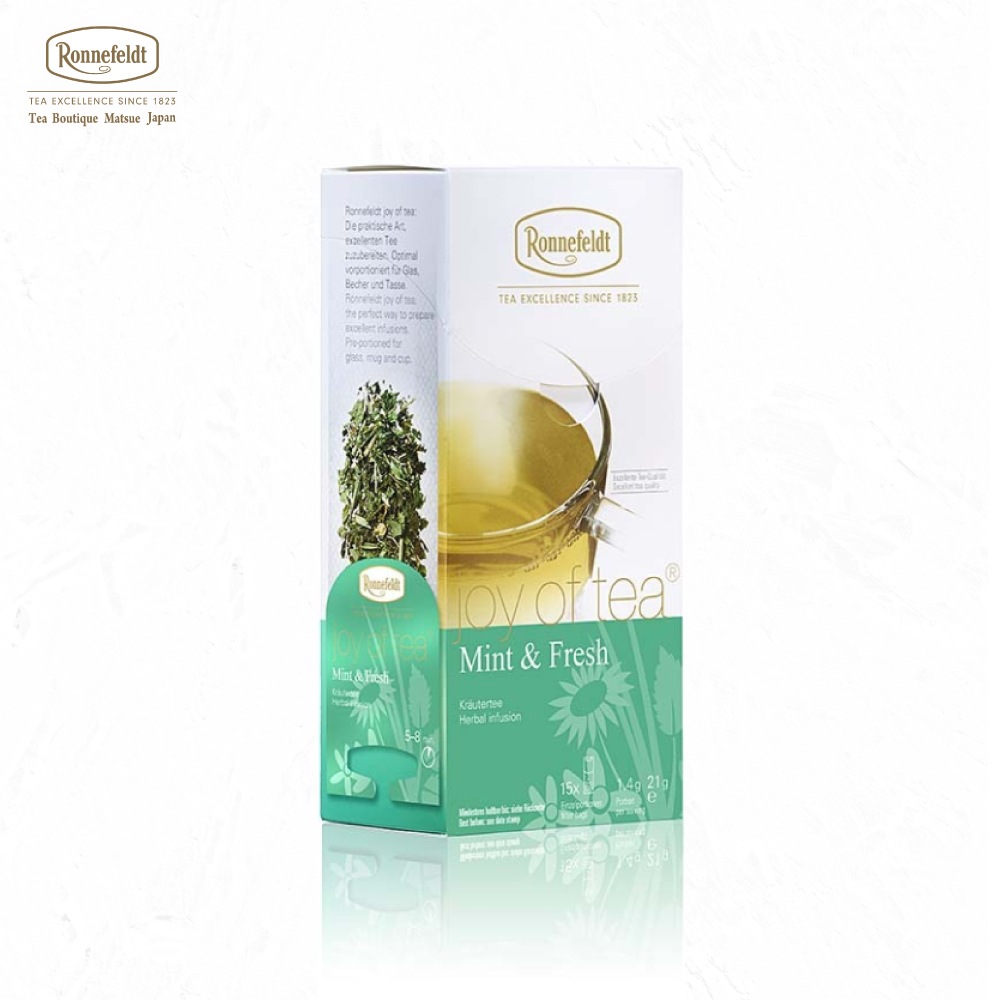 【宅配便】ロンネフェルト ジョイオブティー ミント&フレッシュ (15袋入)