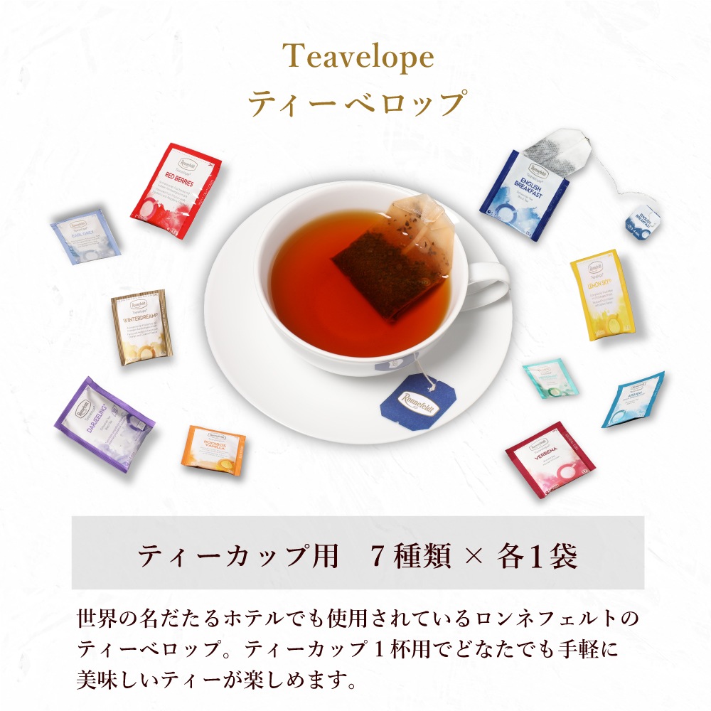 【宅配便】ロンネフェルト 高級紅茶を楽しむセット