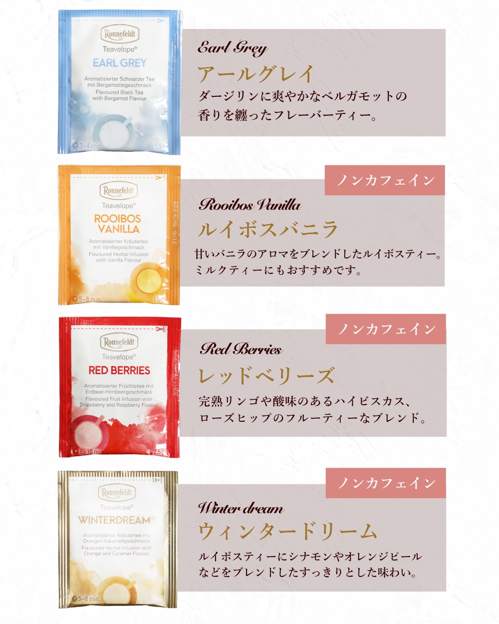 【宅配便】クリスマスカード付き ロンネフェルト 高級紅茶を楽しむセット