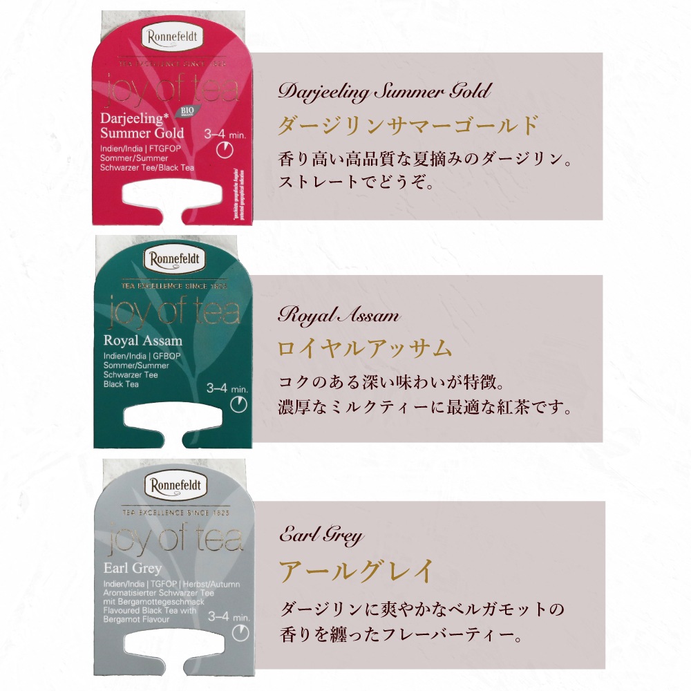 【宅配便】クリスマスカード付き ロンネフェルト 高級紅茶を楽しむセット