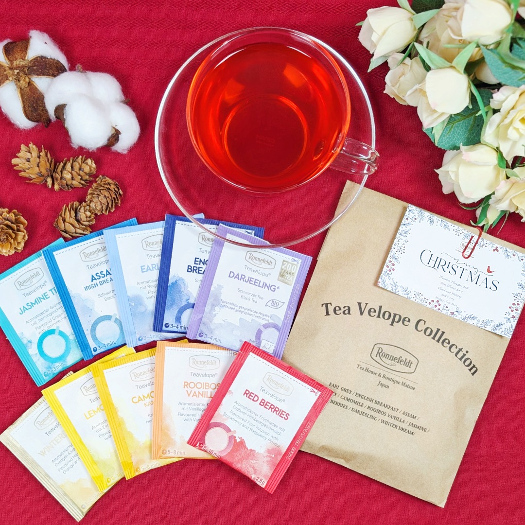 【メール便】クリスマスカード付き ティーバッグプチギフト