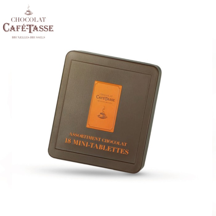 【メール便】カフェタッセ ミニタブレットアソート クラシック缶18P