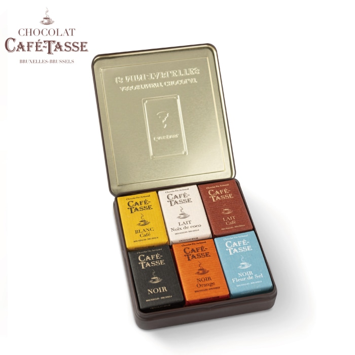 メール便】カフェタッセ ミニタブレットアソート クラシック缶18P