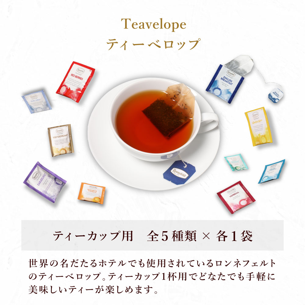 【宅配便】ロンネフェルト プチギフト 紅茶ティーバッグ12袋セット