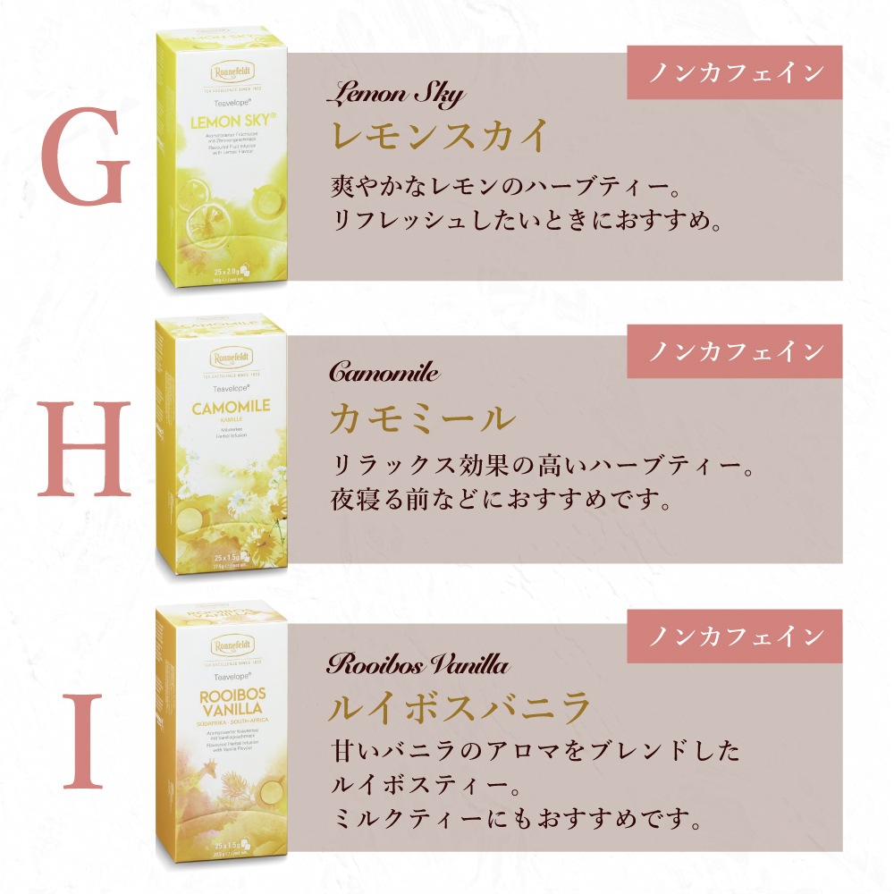 【宅配便】ロンネフェルト 選べる３種類 ティーバッグ75袋ギフト《のし紙包装》