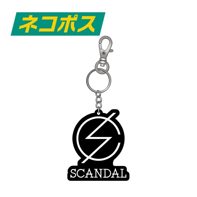 BLACK Scandal キーチェーン ラバーキーホルダー ロゴver. | SCANDAL