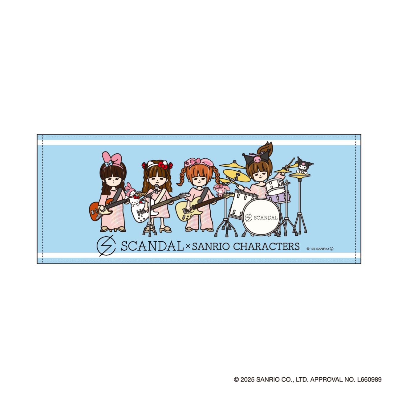 SCANDAL×SANRIO CHARACTERS タオル BLUE | SCANDAL | ROOFTOP ONLINE STORE
