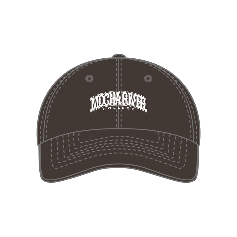 MOCHA RIVER College Logo Cap