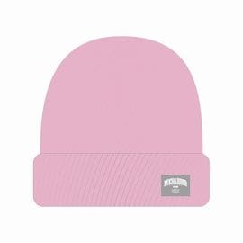 MOCHA RIVER College Logo Beanie PINK