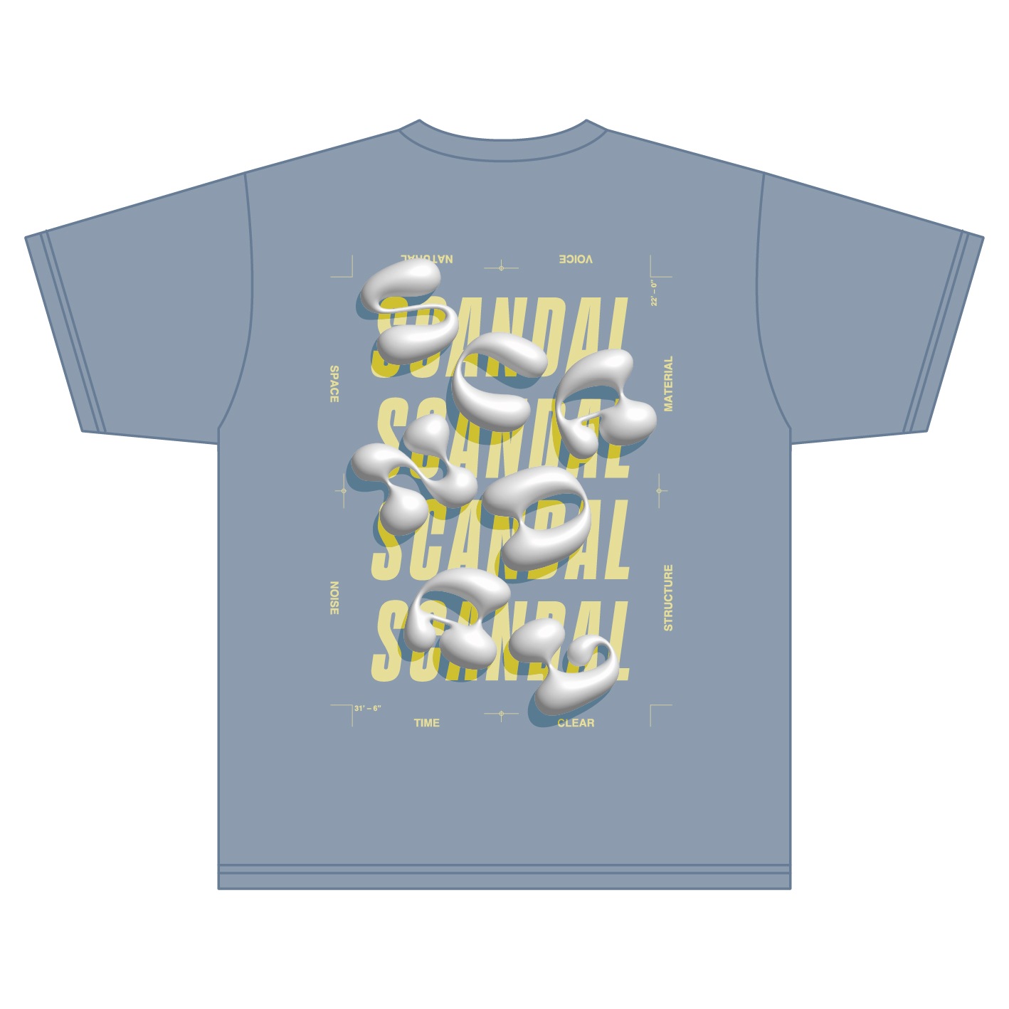 SCANDAL T 2025 ACID BLUE