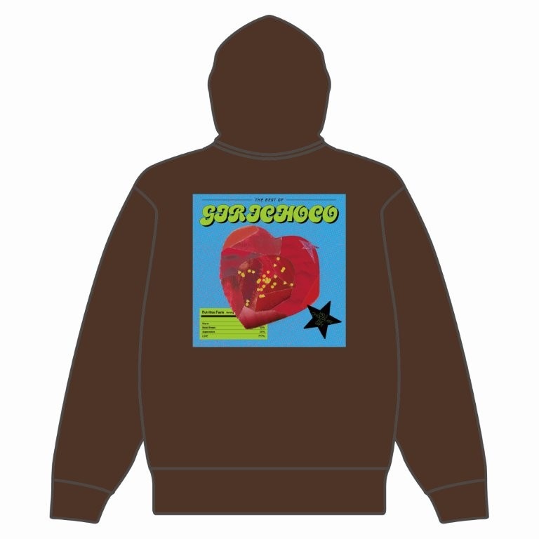 GIRICHOCO Full Zip Hoodie��Dark Chocolate��