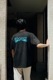 ROOFTOP T-shirt BLACK/LIGHT BLUE