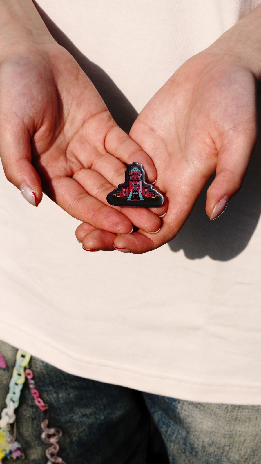 MOCHA RIVER College Pin Badge