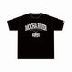 MOCHA RIVER College Logo T-shirt BLACK