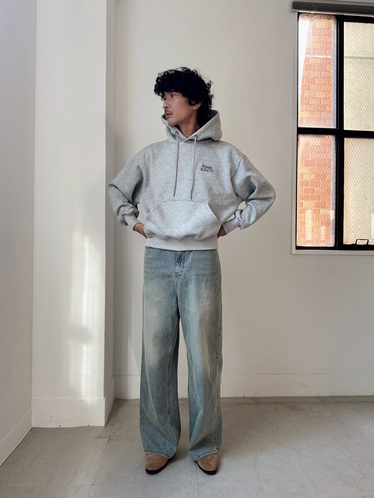 LOGO CROPPED HOODIEUNISEX