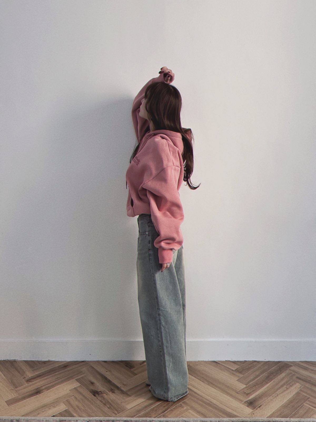 LOGO CROPPED HOODIEUNISEX