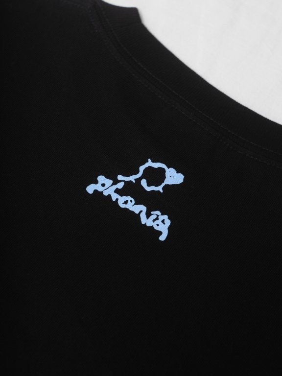 Phonia LOGO TEE BLACK