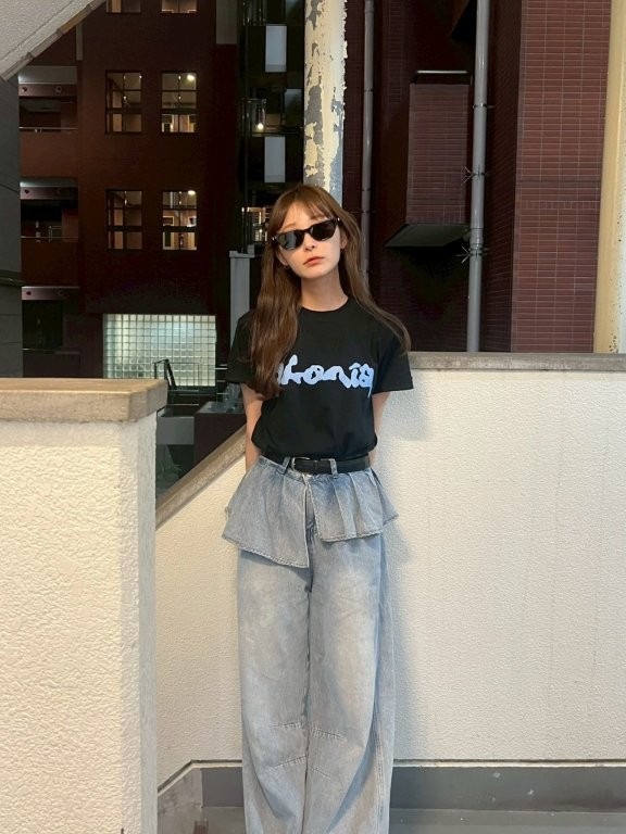 Phonia LOGO TEE BLACK