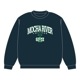MOCHA RIVER College Logo Sweatshirt NAVY
