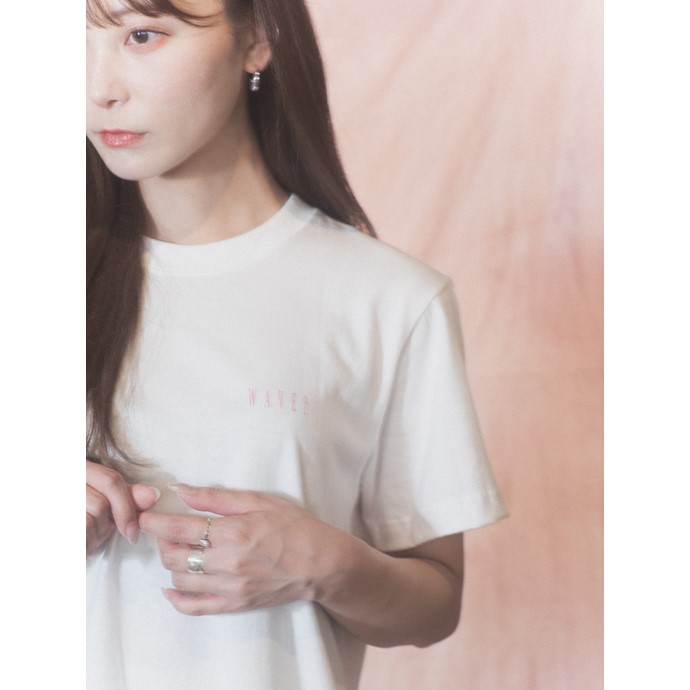WAVE? T-shirt vanilla white