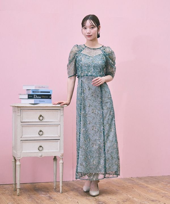 LE'RURE Whole race layered dress – ROOM903