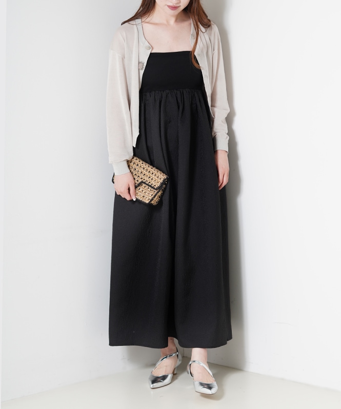 TORRAZZO DONNA Jacquard hybrit bare top OP