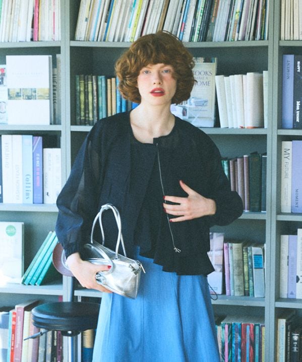 シアーポケットブルゾン