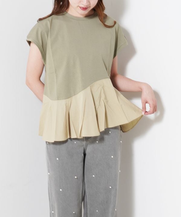 Tシャツ・カットソー No.1173 C layered T セットアイテム】layered big tee（カットソー/Tシャツ）｜LAATO