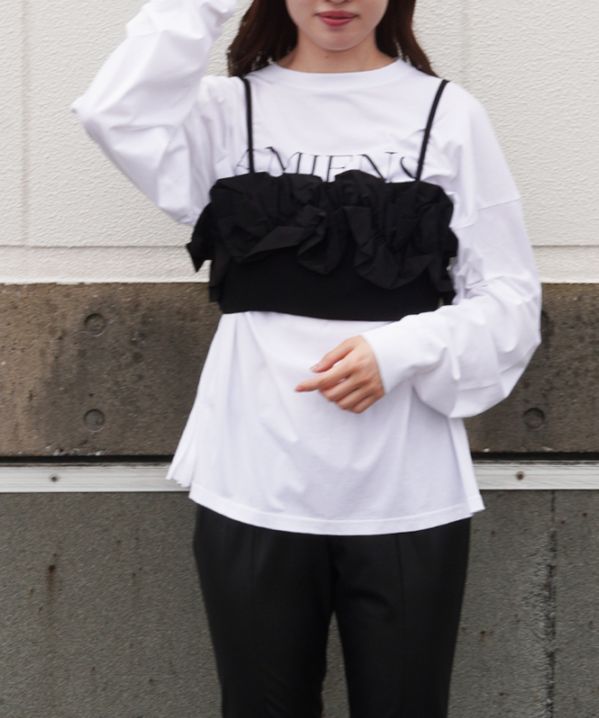 Tシャツ・カットソー ^LEATHERY^ Inside the Closet Knit IVORY LRKN3401IV TOPS,Tシャツ/カットソー | ROOM903 online