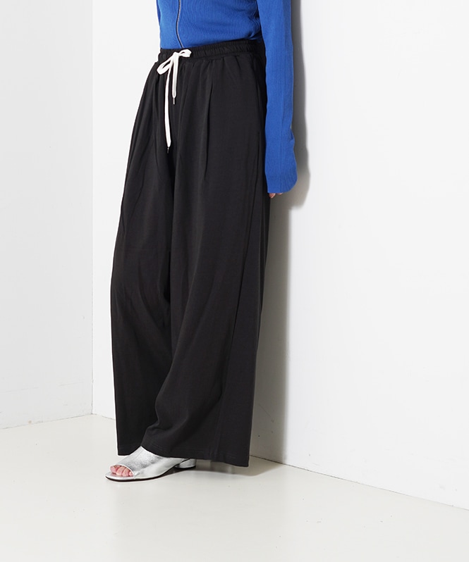 パンツ 3mica3 AMBIDEX Store 〇lasew ギャザーパンツ(F キナリ): FLAT-cic-HATENA