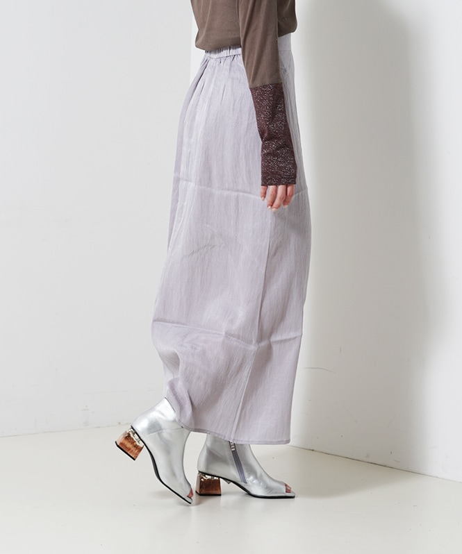 スカート Brilliant bicolor skirt Midi skirt in polyfaille with bow detail | Givenchy US