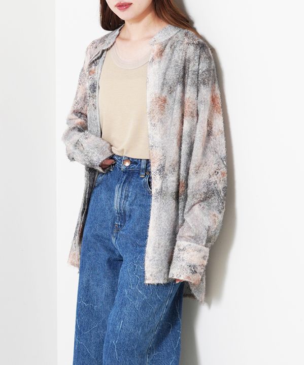 トップス M ZW COLLECTION EMBROIDERED SHIRT - Ecru / Maroon | ZARA Canada