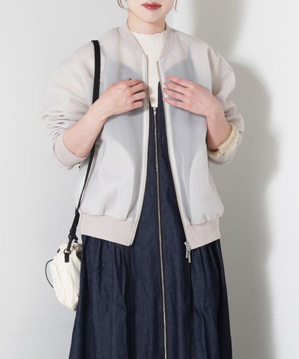 メッシュダンボールブルゾン